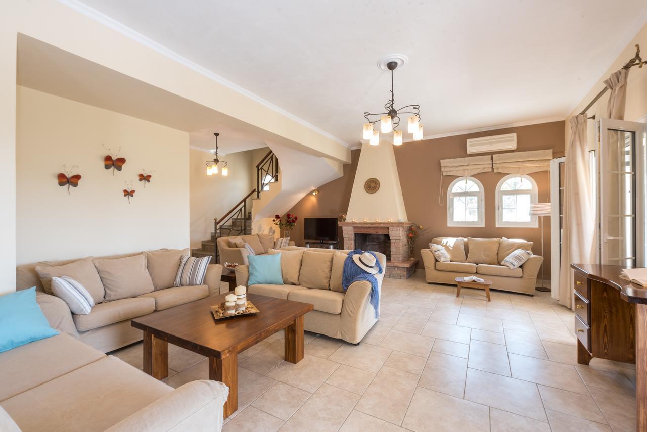 Corfu Villa Kokkini With Swimming Pool Kokkínion Εξωτερικό φωτογραφία
