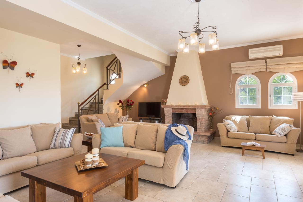 Corfu Villa Kokkini With Swimming Pool Kokkínion Εξωτερικό φωτογραφία
